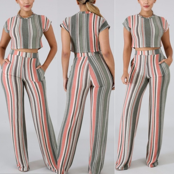 Cute, Plus Size Two Piece Set - Picture 2 of 4